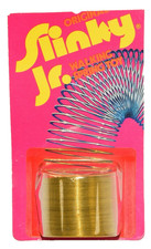 Original Slinky Jr. Walking Spring Toy No. 126 - Vintage New, Unopened