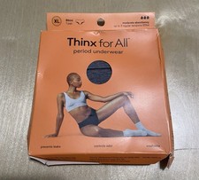 Thinx for All Women  s Size XL Odor Control Absorbent Period Bikini Panty in Gray