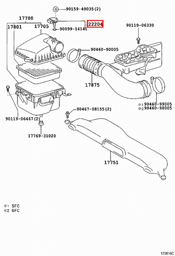 Genuine Lexus RX300 MCU35 RX330 MCU38 MCU33 RX400 h MHU33 MAF AFM Air Flow Meter - Picture 11 of 20