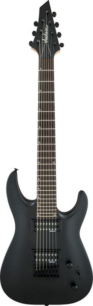 Jackson JS22-7 Dinky Arch Top Dka Ht Satin Black - 7 String-image