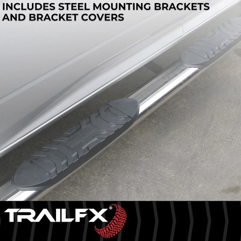 TrailFX A1516S 不锈钢椭圆形抛光侧条适用于 07-21 丰田苔原 — 第 4/4 张图片