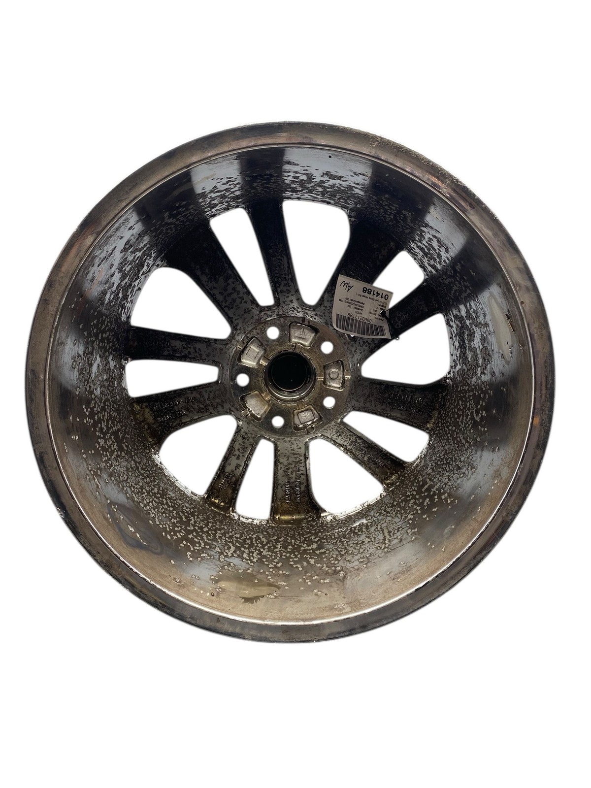 2015-2020 BENTLEY BENTAYGA OEM 21X10 5 Twin Spoke Wheel Rim | Chrome *Scratches*