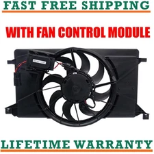 Radiator Condenser Fan Assembly For 12-18 Ford Focus  Free Shipping
