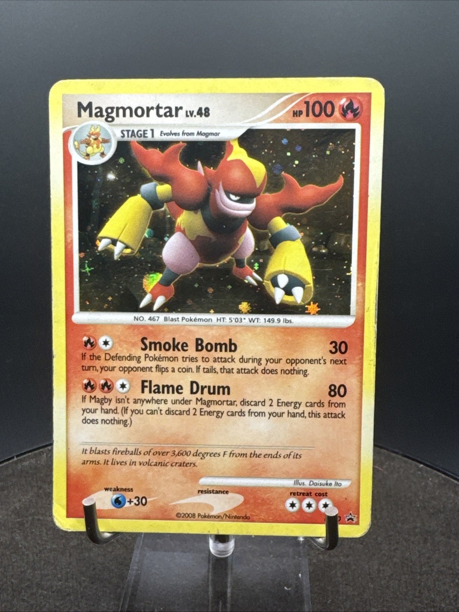 POKEMON Diamond Pearl BLACK STAR Holo PROMO DP20 MAGMORTAR Lv.48 | eBay