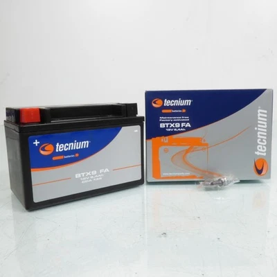 Batterie SLA Tecnium pour Moto Honda 600 Cbr Fh Fj 1987 à 1988 YTX9 / 12V 8.4Ah - Photo 1/2