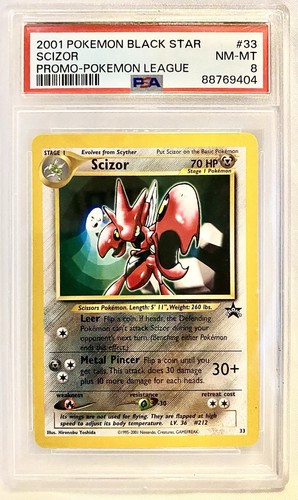Scizor graded PSA 8 for sale on eBay