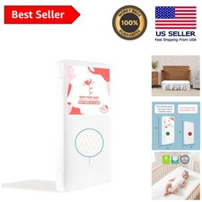 5" Full-Size Crib Mattress for Infants  Toddlers - Machine Washable Cover