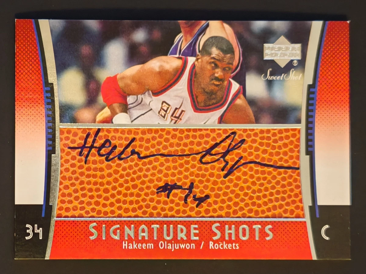 Hakeem Olajuwon Basketball Original Autographed Sports Trading