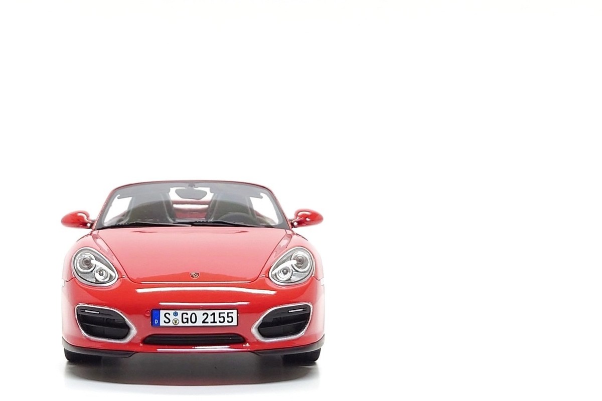 GT Spirit 1:18 Porsche Boxster Spyder (987.2) in Guards Red