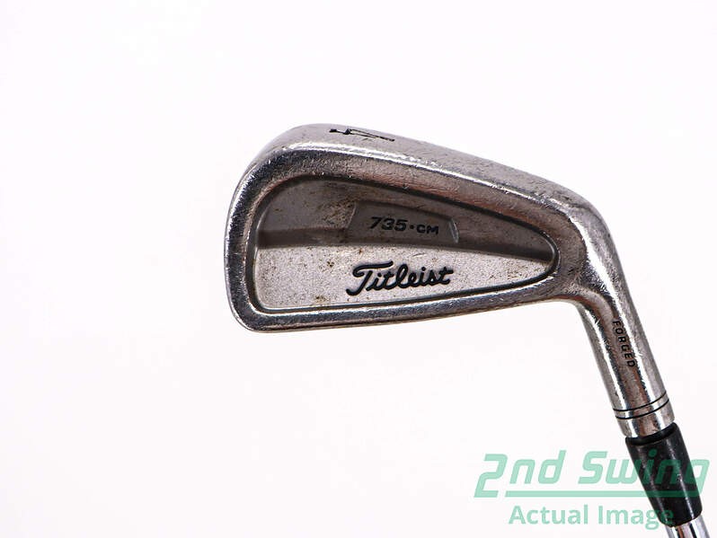 Titleist 735.CM Stainless 4 Iron Steel Stiff Right-Handed 38.5 Inch Golf Club