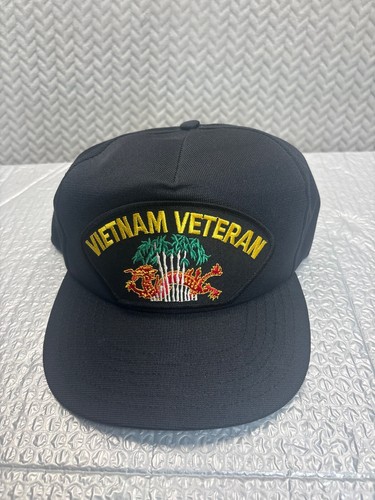HMC Honors Vietnam Veteran Black Baseball Cap Hat