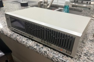 Technics SH 8055 Graphic Equalizer 12 Channel Working Silver GREAT CONDITION!