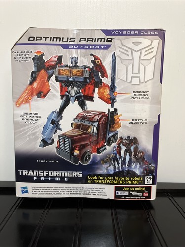 Transformers Prime Dark Energon Optimus Prime Voyager Class 2012 - Picture 2 of 5