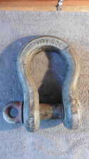 CROSBY 35 TON BOW ANCHOR SCREW PIN SHACKLE / CLEVIS MADE IN USA