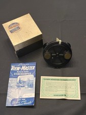Vintage 1940s Sawyer  s View-Master Model B w/ Box Booklet Guarantee