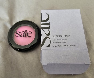 Saie Supersuede Radiant Blush Powder in Bella Pink 3g Full Size Neu mit Karton UVP 24,00£