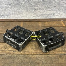 GT BMX Platform Pedals Black 9/16 Aluminum Bi...
