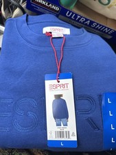 esprit vintage 80s sweatshirt Blue Large