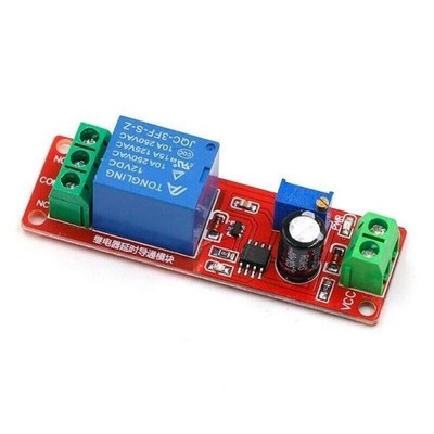 DC 12 V einstellbare Zeitverzögerung Relais Zeitschaltuhr Modul Schild 0 ~ 10 S