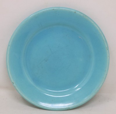Vintage Bauer Bread Plate La Linda #700  Turquoise 6-3/8'' dia. x 7/8''