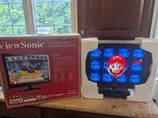Viewsonic N2230W 22" LCD Widscreen HDTV W/ Remote A/V HDMI SMALL TV Retro Gaming