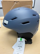 NIB Smith Descend Snow Helmet XL Matte Navy/Wolf Grey