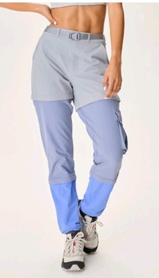 NWT Outdoor voices RecTrek Zip-Off Pants cargo Hiking Purple Women's Medium