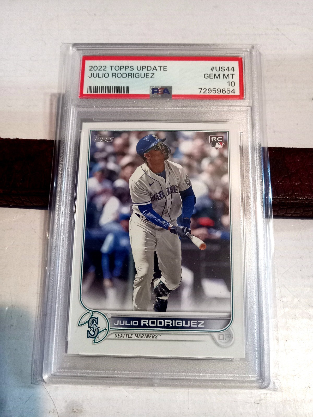 2022 Topps Julio Rodriguez Rookie #US44 (RC) Update Series | PSA 10