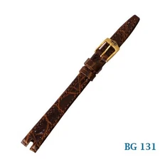 2000L GUCCI Original Leather Band Brown Color 10mm with Gucci buckle 8mm