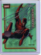 2026 Topps Chrome Marvel Comics #25 Daredevil Aqua Refractor /199