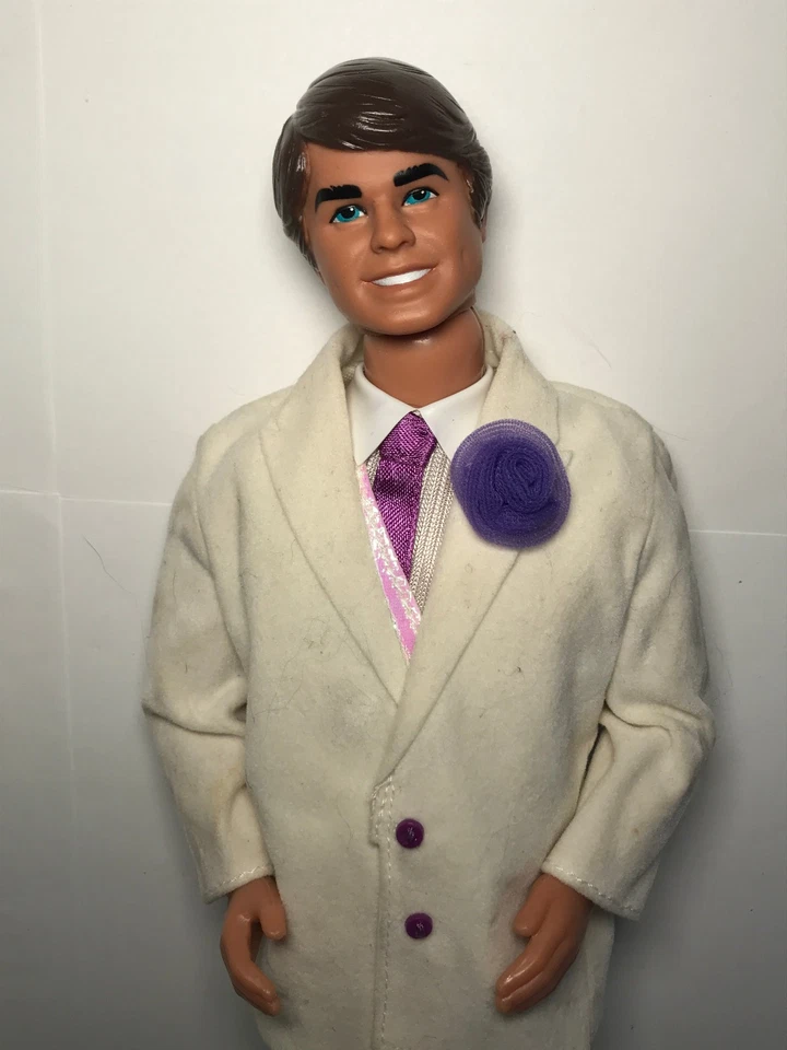 Muñeca Barbie Ken de cristal Mattel 1983 vintage #4898 traje original era superestrella Foto 2 de 4