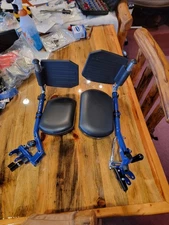 Medline Medline Wheelchair Leg Rest Elevating Leg Rest Blue WCA806985HCH2.