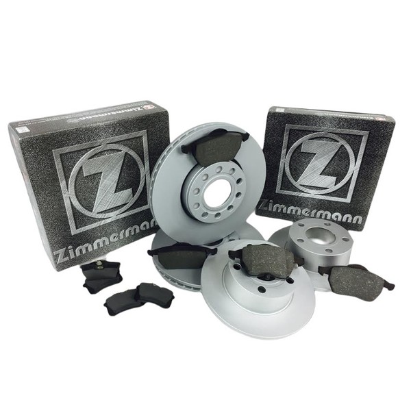 Zimmermann Bremsen Bremsscheiben BremsbeläGe Vorne Hinten FüR Opel Zafira A05-image