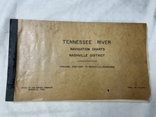 1951 Tennessee River Navigation Charts US Army Corps of Engineers