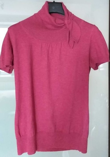Women Banana Republic Sweater Pink Cotton 36