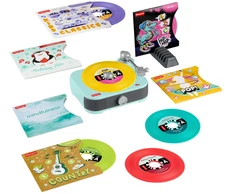 Deluxe Rockin’ Record Player Toy with 6 Albums for Kids Ages 3+
