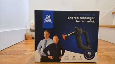 BOB AND BRAD D5 Ultra Heated Massage Gun with Red Light & Infrared Therapy ''NEW''