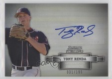 2012 Bowman Sterling Prospect Refractor 31/199 Tony Renda #BSAP-TRE Auto md3