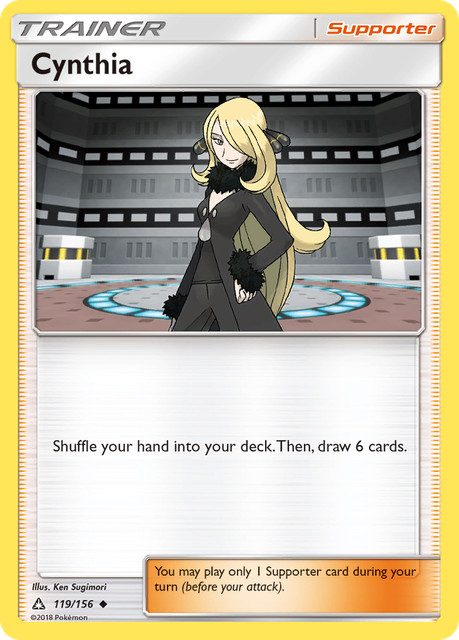 Cynthia [Reverse Holo] #119 (Ultra Prism (2018))