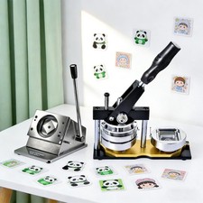 Square Fridge Magnet Press Machine Kit, 2x2 inch/50mm x 50mm, DIY Photo Fridge