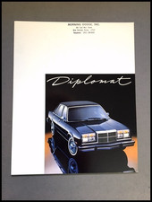 1987 Dodge Diplomat Original Vintage Car Sales Brochure Catalog - Salon Sedan