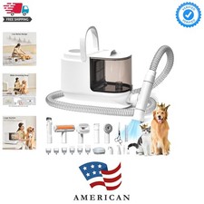 Dog Grooming Kit  Dog Hair Vacuum, 3.5L Capacity Pet Grooming Vacuum with 13...