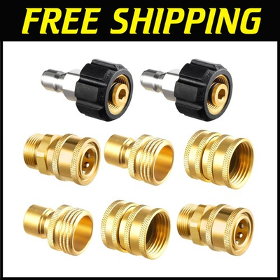 #ad Quick Disconnect Pressure Washer Adapter Set $56.56