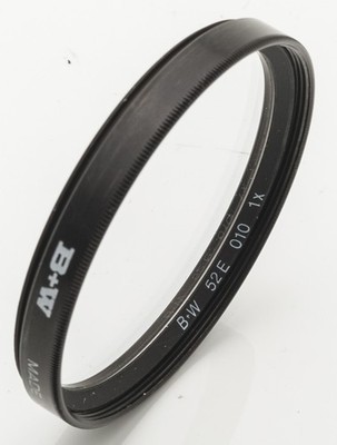 B+W Filter 52E 010 1x Korrektur Lens 52mm 52 mm  