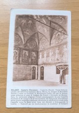 MILANO - CASTELLO SFORZESCO - CAPPELLA DUCALE - VECCHIA CARTOLINA POSTALE 