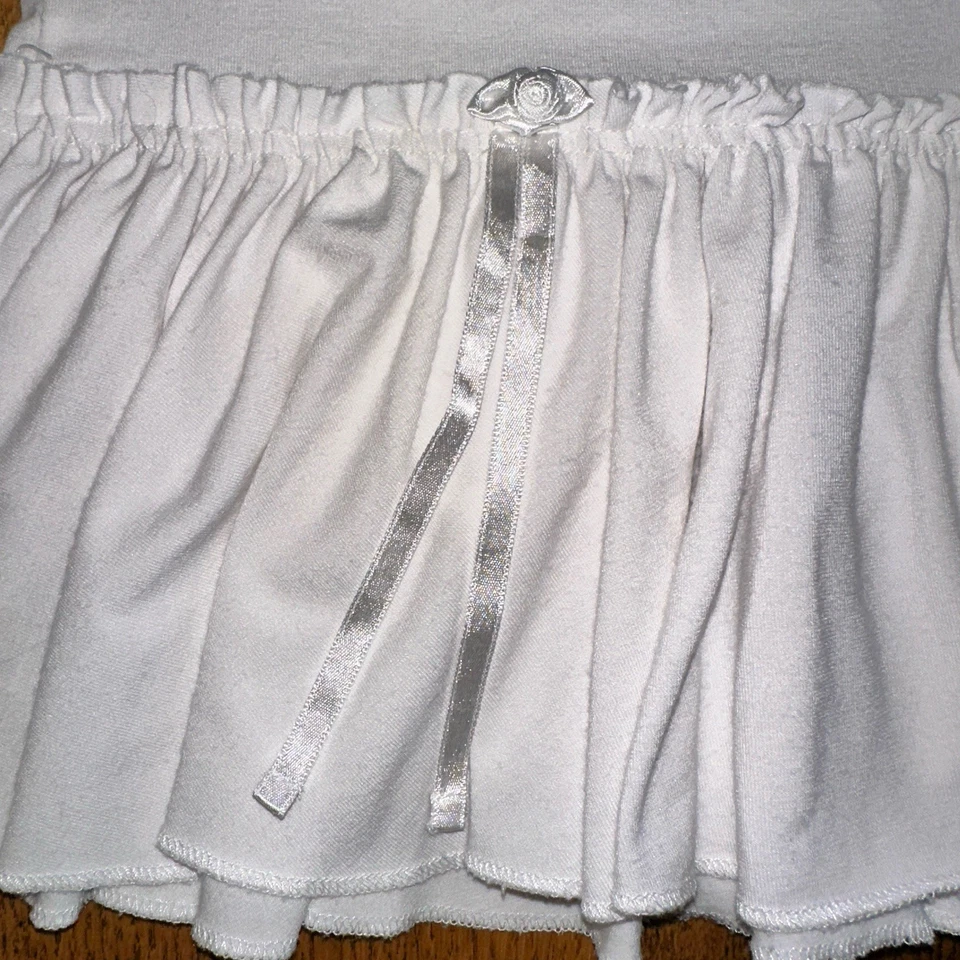 De Colección Años 90 Y2K Abercrombie & Fitch Plegable Volantes Micro Mini Falda Pequeña Coqueta Foto 3 de 4