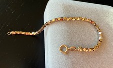 Armband Armkette Fantasiekette 18K Gelbgold I...