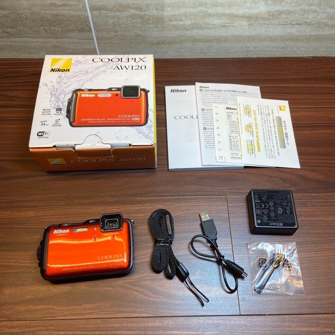 Nikon COOLPIX AW120 Digital Camera - Red for sale online | eBay