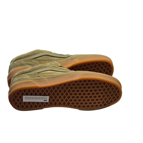 SIZE 8.5 VANS Caldrone Traslucent Gum Gothic Olive Women's Low Top Sneakers - Picture 2 of 6