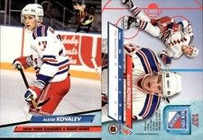 1992-93 Fleer Ultra Rookie Alexei Kovalev #137 Russia/New York Rangers